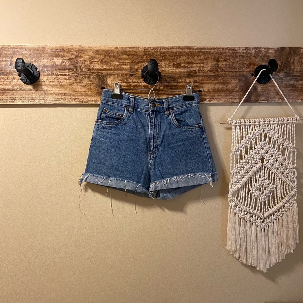Route 66 High Waisted Denim Shorts